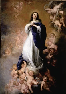Images Dated 30th January 2013: The Immaculate of Soult, by Bartolome Esteban Murillo, 1678