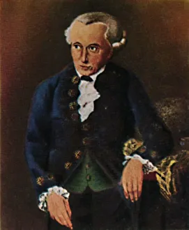 Gottlieb Prints: Immanuel Kant 1724-1804. - Gemalde von Dobler, 1934