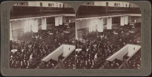 Immigrants arrived from foreign countries to the New York Harbor, c.1900. Creator: Underwood & Underwood. Immigrants arrived from foreign countries to the New York Harbor, c.1900. Creator: Underwood & Underwood