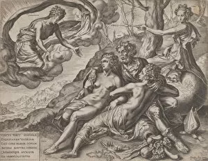 Cornelis Cort Gallery: The Immortal Rewards of Virtue, 1564. Creator: Cornelis Cort