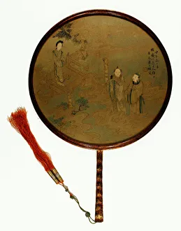 Bamboo Gallery: Immortals in Clouds, Qing dynasty (1644-1911), 19th century. Creator: Chen Yongqi