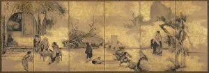 The Eight Immortals of the Wine Cup, later 1700s. Creator: Soga Shohaku (Japanese, 1730-1781)