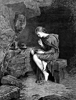 Imogen, by Miss Louisa Starr, from the late Royal Academy exhibition, 1873. Creator: Unknown