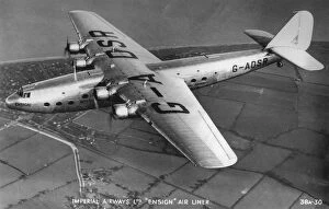 Imperial Airways Ltd Ensign Air Liner, c1930s