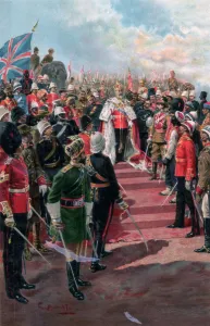 Elephant Prints: The Imperial Bodyguard, the soldiers of the empire, 1902. Artist: G Amato