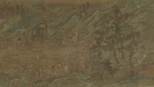 Images Dated 20th August 2021: An Imperial Hunt, Late Ming dynasty, 16th-17th century. Creator: Unknown