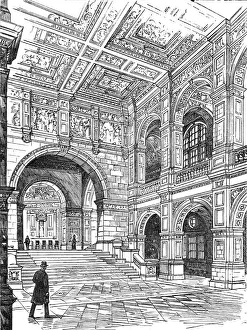 The Imperial Institute of the United Kingdom, The Colonies, and India; Grand Staircase to Recepti Creator: Unknown