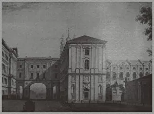Lyceum Gallery: The Imperial Lyceum in Tsarskoye Selo, 1822. Artist: Anonymous
