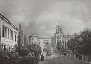 Lyceum Gallery: The Imperial Lyceum in Tsarskoye Selo, 1850s. Artist: Schulz, Carl (1823-1876)
