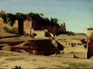 Imperial Palace Prints: The Imperial Palace on the Palatine, Rome, 1834. Creator: Paul Flandrin