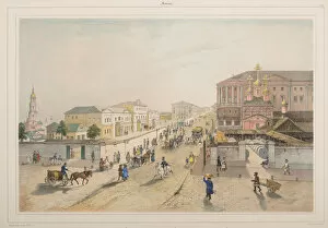 The Imperial post office and the School of Painting and Sculpture of the Moscow Art Society, 1840s