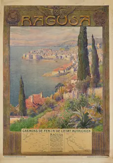 Railroad Prints: Imperial Royal Austrian State Railways: Ragusa