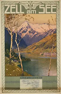 Railroad Prints: Imperial Royal Austrian State Railways: Zell am See