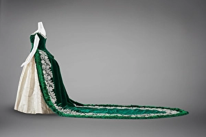 Charles Frederick Prints: Imperial Russian Court Dress, about 1888. Creator: Charles Frederick Worth