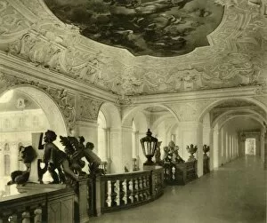 Balustrade Collection: Imperial staircase, St Florian Monastery, Sankt Florian, Upper Austria, c1935. Creator: Unknown