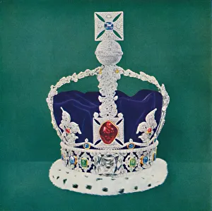 Crown Collection: The Imperial State Crown, 1937. Creator: Unknown