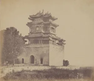 Peking Prints: Imperial Summer Palace Yuen Min Yuen, Pekin, Before the Burning, October 18, 1860, 1860