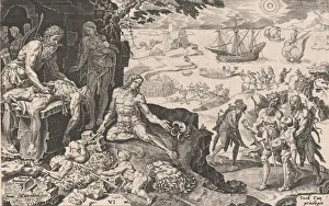 Maarten Jacobsz Van Heemskerck Gallery: The Imperial Troops Bringing Civilization to the Indians