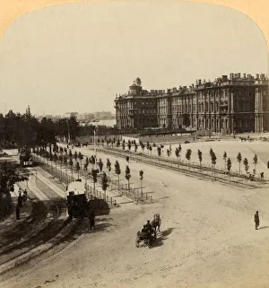 October 25th Prospekt Prints: The Imperial Winter Palace from Nevsky Prospect, St. Petersburg, Russia, 1897. Creator