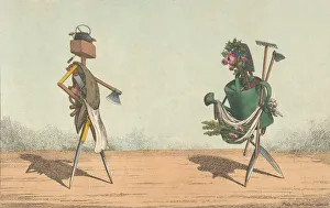 Mallet Prints: Implements Animated, Pl. 1, Dedicated to the Carpenters and Gardeners of Great Britain