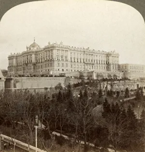 The imposing Royal Palace, and Royal Park Campo del Moro...Madrid, Spain, 1902 The imposing Royal Palace, and Royal Park Campo del Moro...Madrid, Spain, 1902