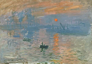 Images Dated 17th May 2018: Impression, Sunrise (Impression, soleil levant), 1872. Artist: Monet, Claude (1840-1926)
