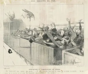 Panicking Prints: Impressions et compressions de voyage, 19th century. Creator: Honore Daumier