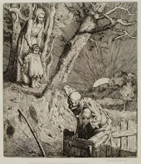 Protection Prints: He Was Imprisoned, 1888. Creator: William Strang
