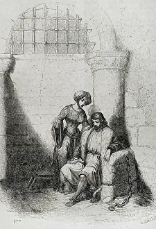 Imprisonment of Fernando Gonzalez, 10th century, (1852). Creator: Coderch