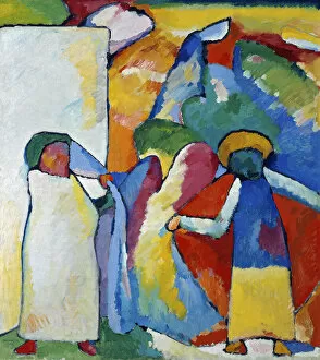 Rhythm Gallery: Improvisation 6 (African), 1909. Creator: Kandinsky, Wassily Vasilyevich (1866-1944)