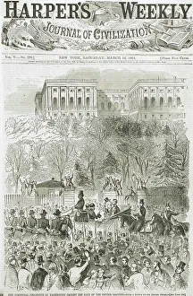 Inauguration Prints: The Inaugural Procession at Washington