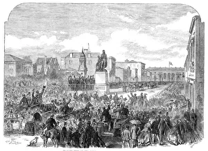 Inauguration Prints: Inauguration of the Burke and Wills Monument at Melbourne