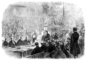 Inauguration Prints: Inauguration of the bust of His Royal Highness the Prince of Wales