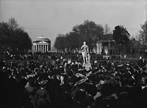 Transparency Prints: Inauguration Day, U[niversity] of Va. c1905. Creator: Unknown