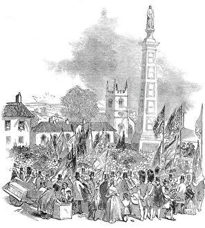 Inauguration of the Gillespie Monument, at Comber, 1845. Creator: Unknown