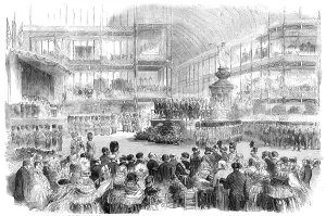Marochetti Carlo Prints: Inauguration of the Peace Trophy and Scutari Monument at the Crystal Palace