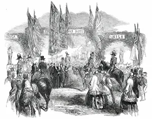 Douro Marquess Of Prints: Inauguration of the Statues of Nelson and Wellington