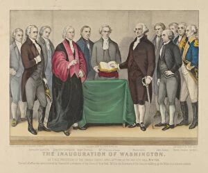 Pledge Gallery: The Inauguration of Washington as First President of the United States