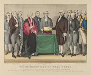 Oath Prints: The Inauguration of Washington as First President of the United States