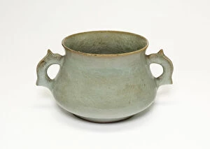 Celadon Gallery: Incense Burner with Animal Handles, Northern Song dynasty (960-1127), 11th -12th century