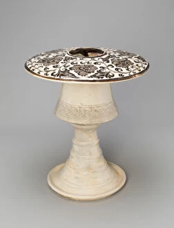 Northern Song Dynasty Gallery: Incense Burner with Peony Scroll, Northern Song dynasty, (960-1127)