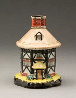 Incense Burner, Staffordshire, c. 1830. Creator: Staffordshire Potteries