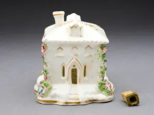 Incense Burner, Staffordshire, c. 1830. Creator: Staffordshire Potteries