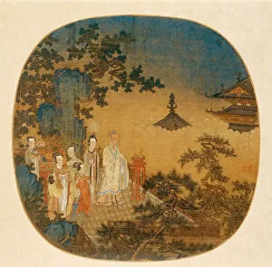 Incense ceremony, 14th century. Creator: Chinese Master