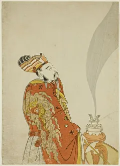 Incense Burner Prints: Incense That Revives the Image of the Dead - Emperor Wu of the Han Dynasty, 1765