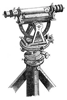 Images Dated 9th April 2009: Five inch theodolite, 1866
