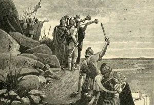Trumpets Prints: An Incident in the Jugurthine War, 1890. Creator: Unknown