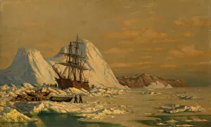 Icebergs Gallery: An Incident of Whaling. Creator: William Bradford
