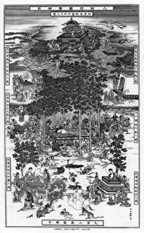 The Eight Incidents of the Nirvana of Sakyamuni, 18th century, (1886)