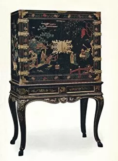 Otto Limited Gallery: Incised Lacquered Cabinet, c1680, (1910)